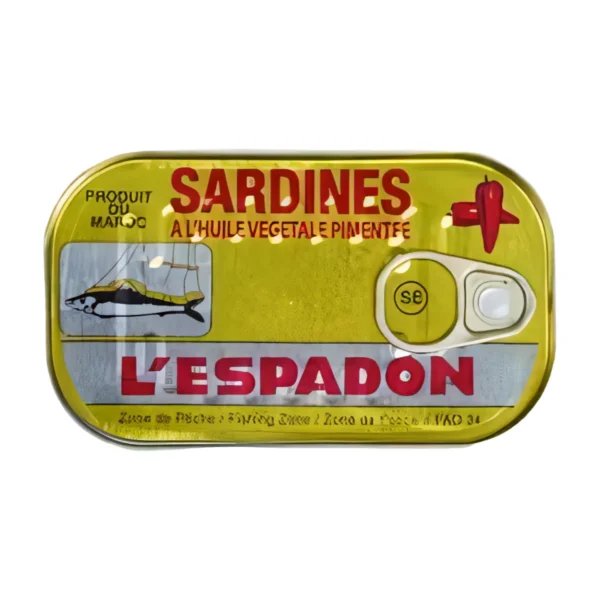 Sardines-Vegetable Oil & Pepper