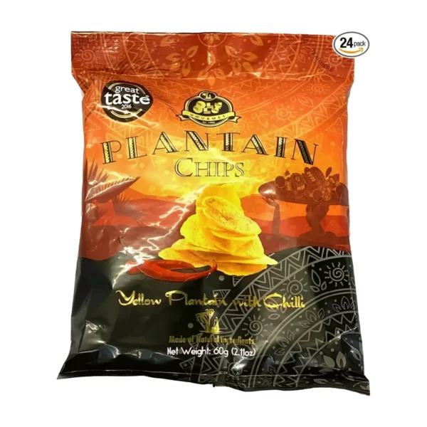 Yellow Plantain Chips With Chilli